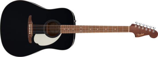 Fender California std Redondo, Spruce Top, Ivory Pickguard, Black