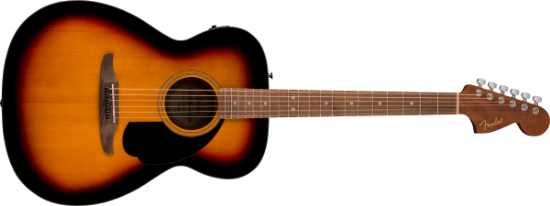 Fender California std Monterey E, Spruce Top, Black Pickguard, 3-Color Sunburst