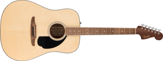 Fender California std Redondo, Spruce Top, Black Pickguard, Natural