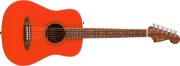 Fender California std Redondo Mini with Bag, Spruce Top, Fiesta Red