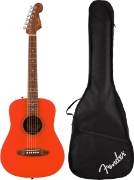 Fender California std Redondo Mini with Bag, Spruce Top, Fiesta Red