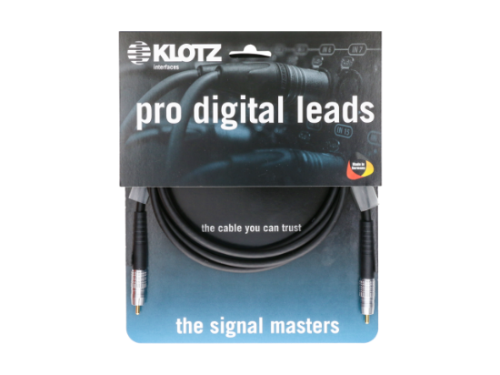 Klotz pro S/PDIF kabel med Phono/ RCA 75 ohm 2m