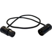 AMP XLR-Angled Patch Cable 30cm