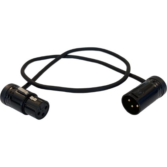 AMP XLR-Angled Patch Cable 30cm