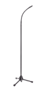 K&M 27500 XLR Microphone stand with gooseneck, black