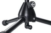 K&M 27500 XLR Microphone stand with gooseneck, black
