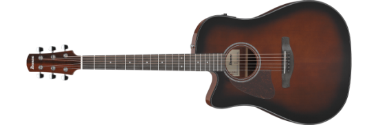 Ibanez AAD51LCE-DVS western-gitar med mikrofon, venstrehendt Advanced Acoustic
