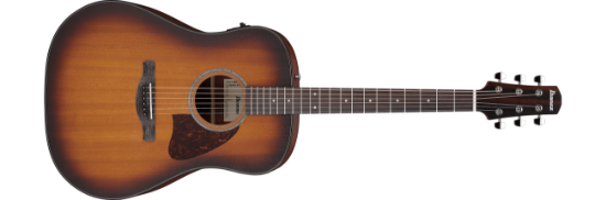 Ibanez AAD54E-OMH western-gitar med mikrofon, Advanced Acoustic