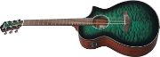 Ibanez AEWC16QA-TEH western-gitar med mikrofon