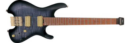 Ibanez Q52FMG-DRL elgitar med gigbag, headless