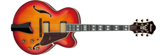Ibanez AF115-AWB elgitar med hardcase