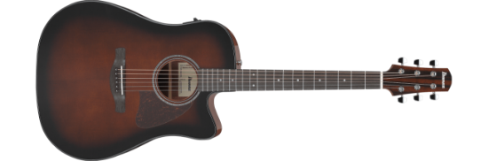 Ibanez AAD51CE-DVS western-gitar med mikrofon, Advanced Acoustic