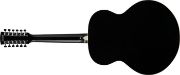 Ibanez AJ7012M1E-BK western-gitar med mikrofon, jumbo 12-strengers
