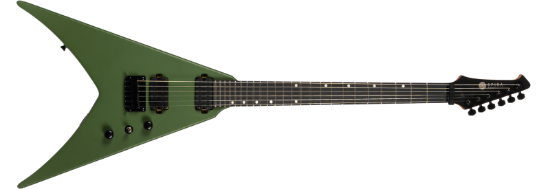 Spira Guitars V-400 Satin Green