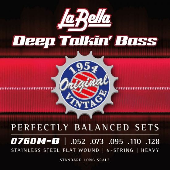 La Bella 0760M-B Deep Talkin' Bass, 1954 Originals, 5-String