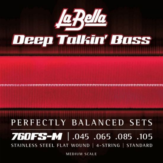La Bella 760FS-M Deep Talkin' Bass, Flats - Standard, Medium Scale
