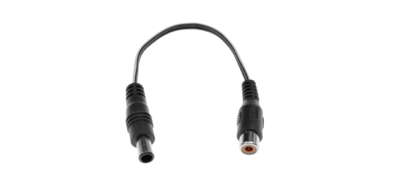 CIOKS L0110: DC Link Adapter, EIAJ to RCA jack, 10 cm