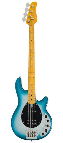 Sire Z7 4/SBS mahogany 4-string active bass guitar, skyburst sparkle