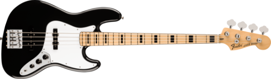 Fender Geddy Lee Jazz Bass, Maple Fingerboard, Black