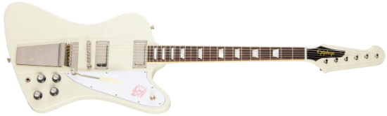 Epiphone 1963 Firebird V Maestro Vibrola Reissue Polaris WH
