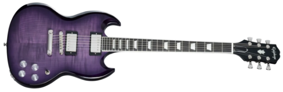 Epiphone SG Modern Figured Purple Burst