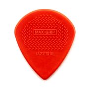 Dunlop 581PXLN MAX-GRIP JAZZ III XL NYLON PICK 1.38MM -6/PLYPK