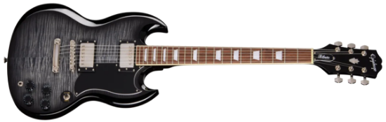 Epiphone SG Tribute Plus Ebony Burst