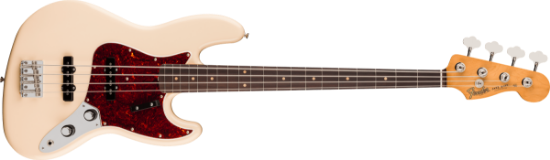 Fender Vintera III Early '60s Jazz Bass, Rosewood Fingerboard, Olympic White