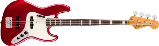 Fender Vintera III Early '70s Jazz Bass, Rosewood Fingerboard, Candy Apple Red