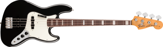 Fender Vintera III Early '70s Jazz Bass, Rosewood Fingerboard, Black