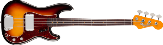 Fender James Jamerson 1962 Precision Bass, Rosewood Fingerboard, 3-Tone Sunburst