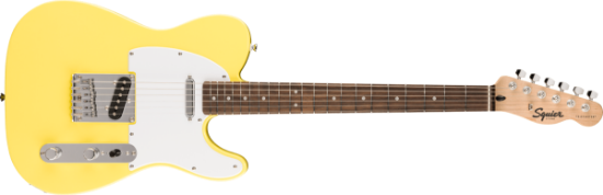 Squier Sonic Telecaster, Laurel Fingerboard, White Pickguard, Canary Yellow