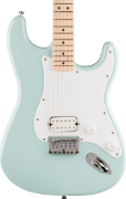 Squier Sonic Stratocaster HT H, Maple Fingerboard, White Pickguard, Sonic Blue