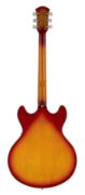 Sire electric guitar archtop with P90s cherry sunburst
