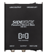 Hosa Sidekick Passive DI Box, 1/4 in TS to XLR3M