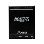 Hosa Sidekick Active DI Box, 1/4 in TS to XLR3M