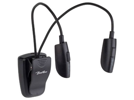 Boston music stand light fixture with 2x 6 LEDs