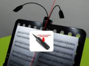Boston music stand light fixture with 2x 6 LEDs