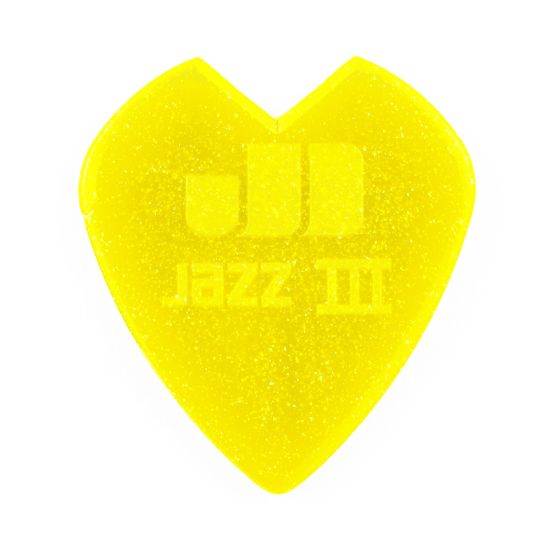 Dunlop 47PKH3NYS Kirk Hammet Yellow Glitter Jazz III -6/PLYPK