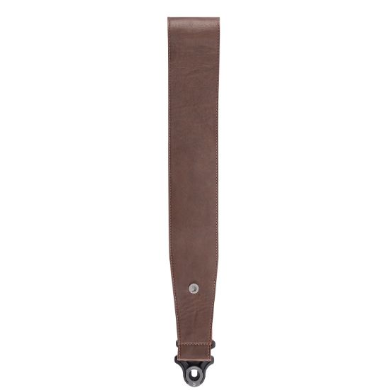 D'addario Comfort Leather strap 3''/76mm Auto Lock - Brown