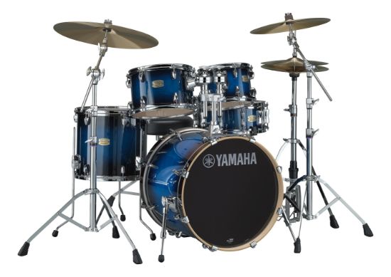 Yamaha Stage Custom Birch SBP0F5PWH7 Shell Pack Deep Blue Sunburst HW780